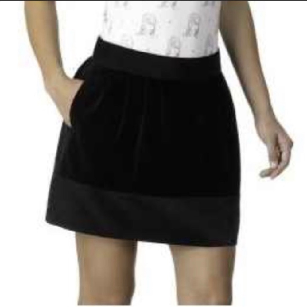 Erin Fetherston + Target Velvet & Satin Skirt Sz XS
